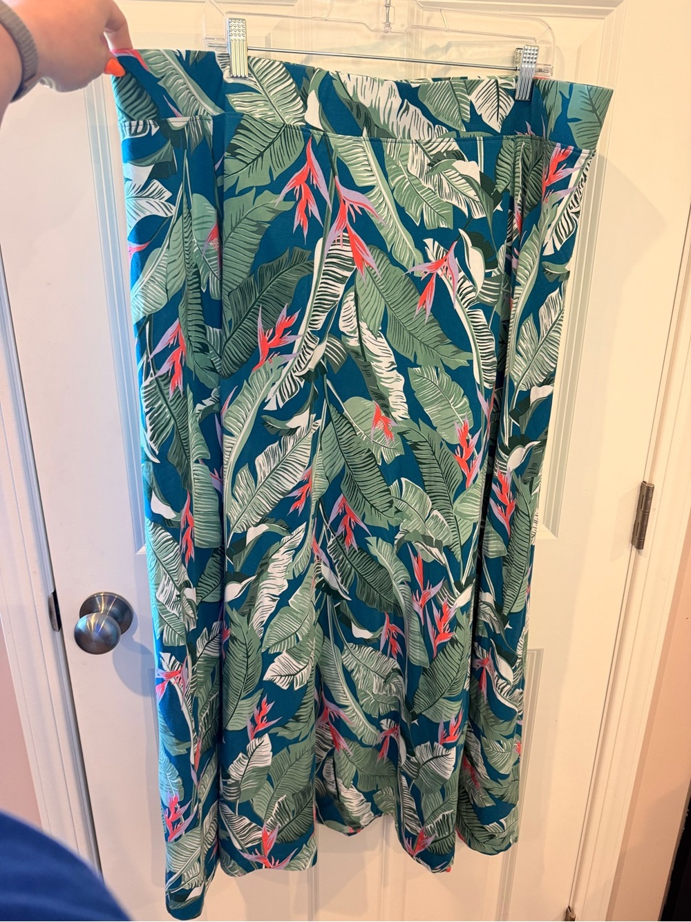 Land’s End Floral Maxi Skirt Size 2XL